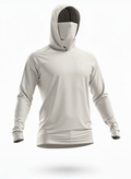 Signature Biege UPF 50+ hooded fishing shirt