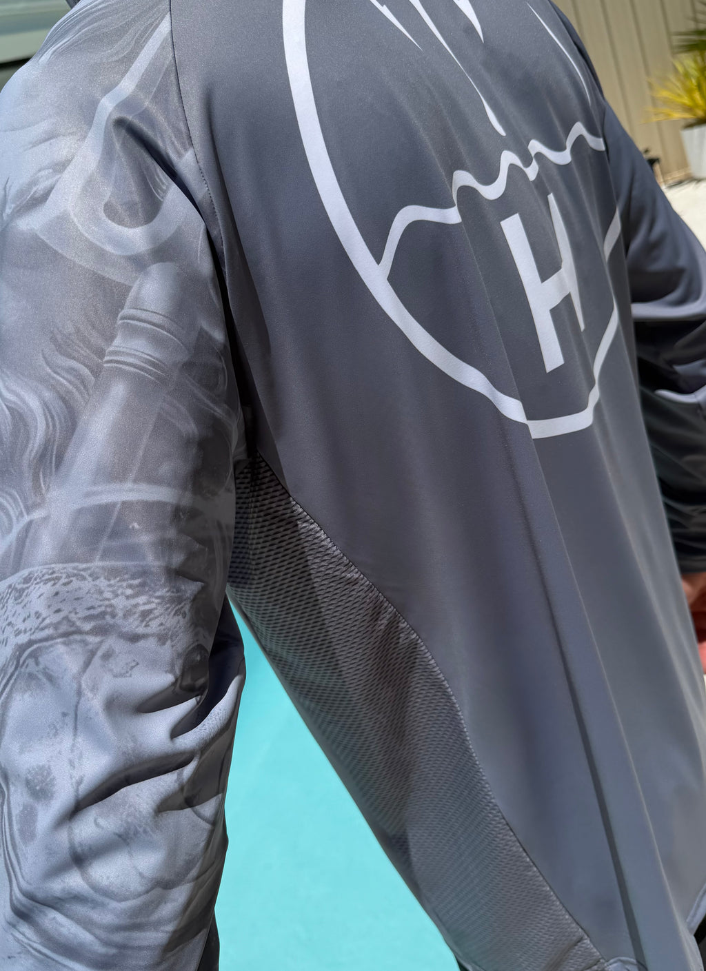 NEW Poseidon sleeve V2 UPF 50+ hooded fishing shirt